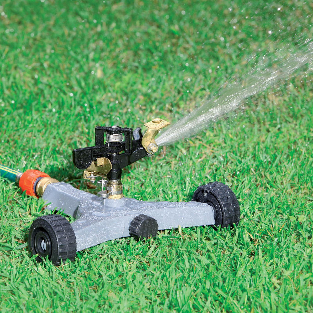 Pope Rainjet Impact Sprinkler Diecast Zinc 25m Coverage Grey