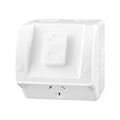 Deta Rhodium Single Outdoor Power Point Outlet IP54 Weatherproof - SuperSaverAU - view 1