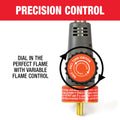 Tradeflame Mini Cyclone Torch - Trigger Ignition, Variable Flame