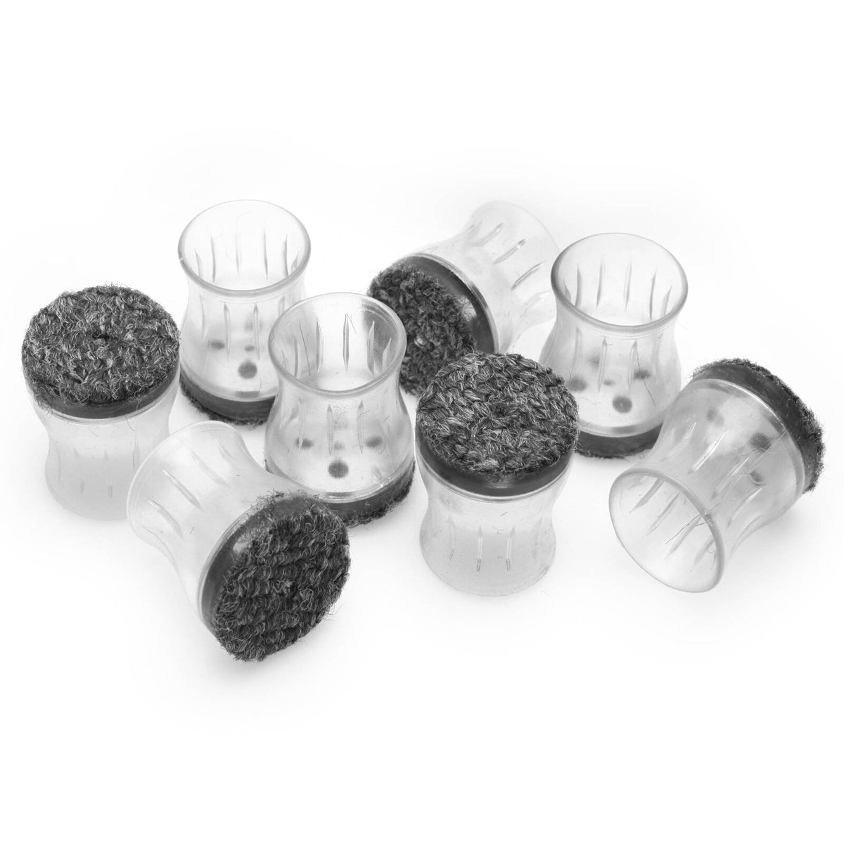 Slipstick 23-29mm Clear Sleeve Outdoor Berber Furniture Floor Protector 8 Pack