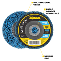 Kango 100mm Medium Grit Stripping Disc - Rust & Paint Removal Tool - SuperSaverAU - view 2