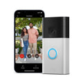 Ring Satin Nickel Battery Video Doorbell with Chime - 1440p HD Video - Easy DIY Installation - SuperSaverAU - view 4