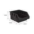 Handy Storage Size 10 Grey Plastic Storage Tote Stackable Nestable