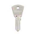 Ehi lw15 Silver Blank Key - Nickel Plated Brass - Key Duplication Solution - SuperSaverAU - view 2