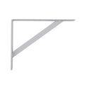 Carinya 250 x 200mm White Heavy Duty Straight Stayed Bracket 175kg