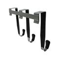 Adoored 3 Hooks Over the Door Hook Rack - 230mm x 210mm x 95mm - Satin Chrome - SuperSaverAU - view 2