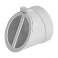 Rain Harvesting 90mm Female Vented Screen Flap Valve - UPVC & Stainless Steel