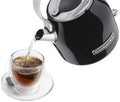 KitchenAid Electric Kettle 1.25L - Onyx Black, 2200W, Stainless Steel Body, 360 Degree Base - 5KEK1222AOB