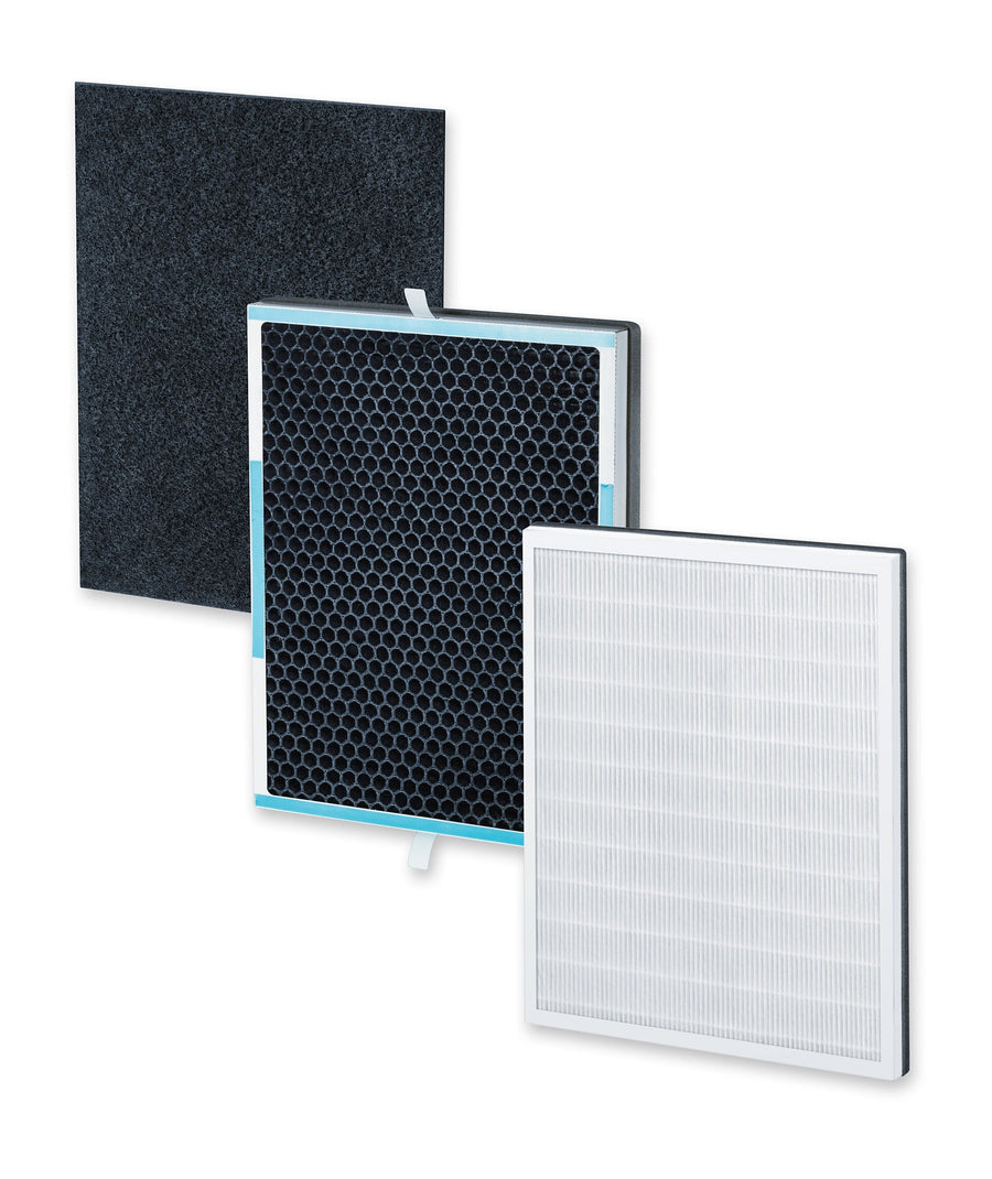 Beurer replacement filter set for Wi-Fi air purifier - HEPA H13 and activated carbon - Black - LR500RS