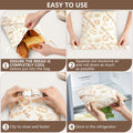 Beeswax Linen Bread Bag - Reusable, Freezer Friendly