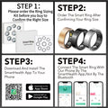 Smart Health Ring - Waterproof Tracker, No Subscription