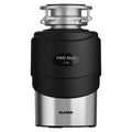 Blanco Max 1HP Food Waste Disposer - Continuous Feed, 3 Grinding Stages, Stainless Steel Components - 528124