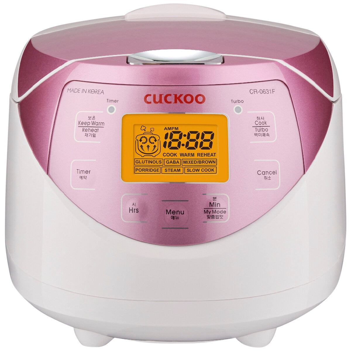 Cuckoo Electric Rice Cooker Pink CR-0631F - SuperSaverAU - view 1