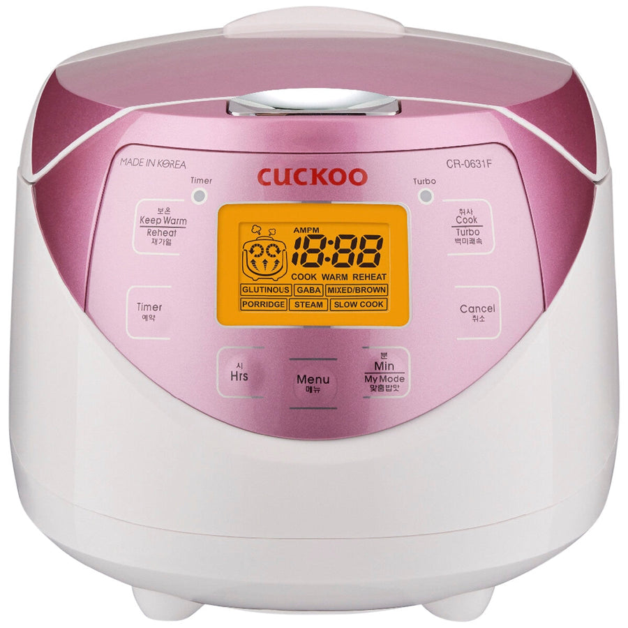 Cuckoo Electric Rice Cooker Pink CR-0631F - SuperSaverAU - view 1