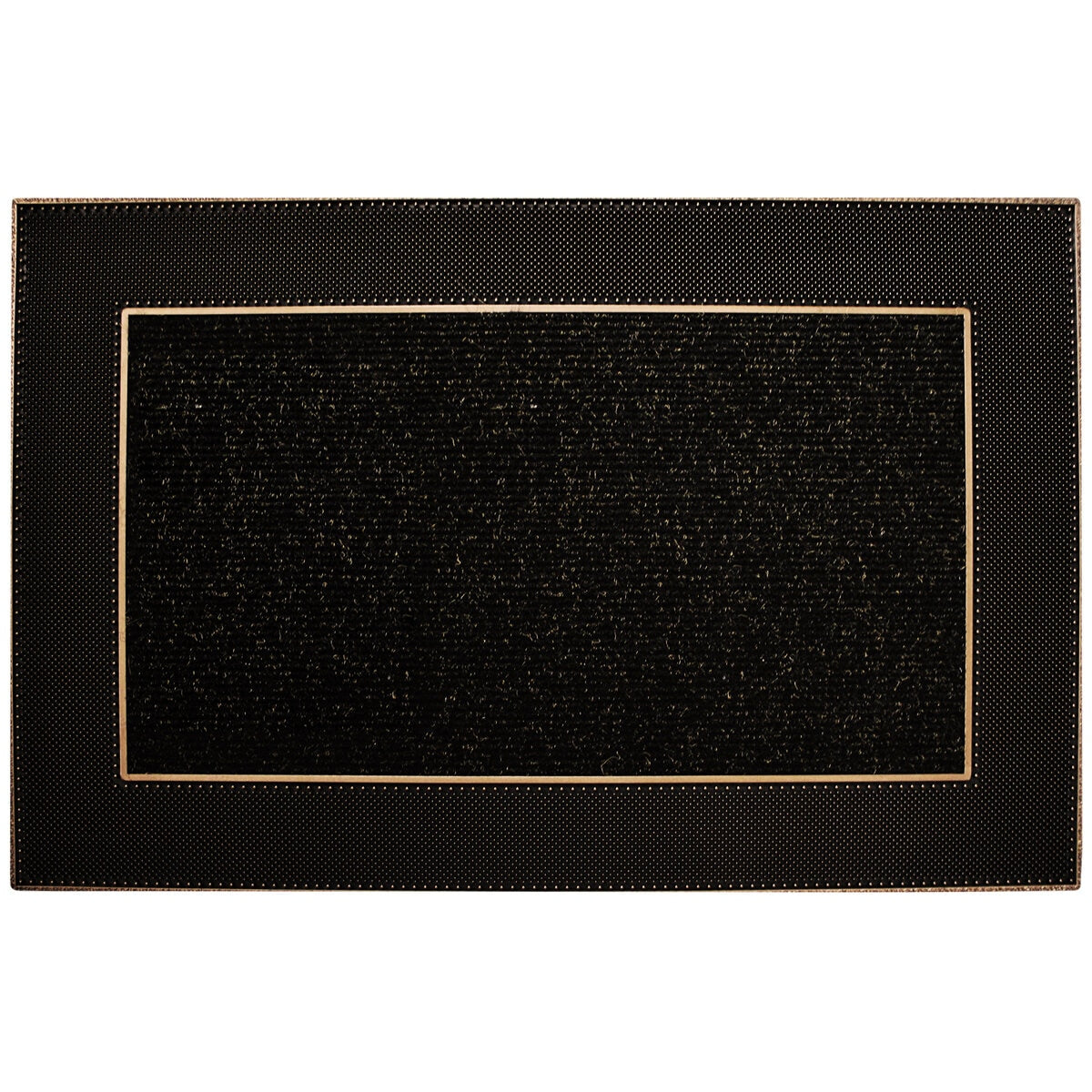 Modern Homes Rain Design Floor Mat 60 x 90cm Brown - Water-Absorbent, Non-Slip, Easy-to-Clean