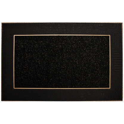 Modern Homes Rain Design Floor Mat 60 x 90cm Brown - Water-Absorbent, Non-Slip, Easy-to-Clean