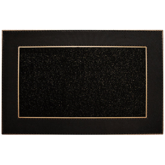 Modern Homes Rain Design Floor Mat 60 x 90cm Brown - Water-Absorbent, Non-Slip, Easy-to-Clean