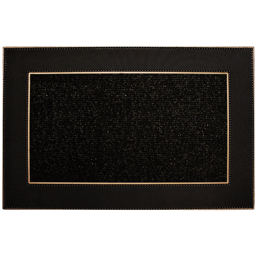 Modern Homes Rain Design Floor Mat 60 x 90cm Brown - Water-Absorbent, Non-Slip, Easy-to-Clean - SuperSaverAU - view 1
