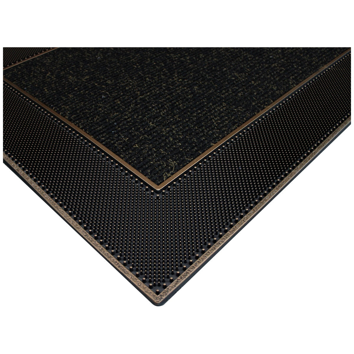 Modern Homes Rain Design Floor Mat 60 x 90cm Brown - Water-Absorbent, Non-Slip, Easy-to-Clean