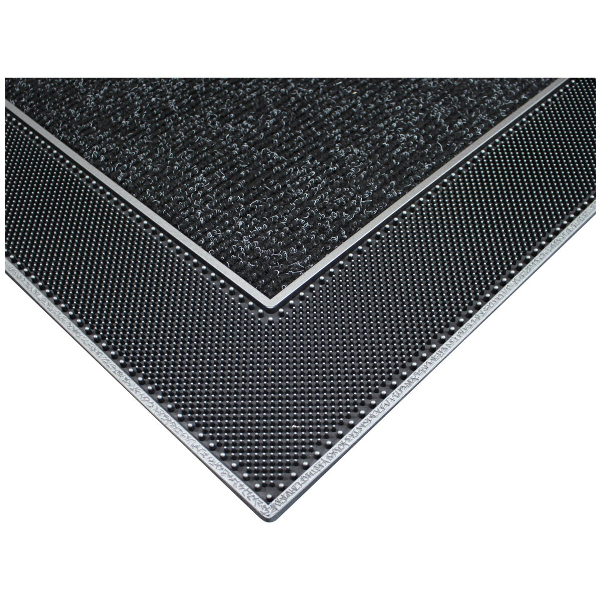 Modern Homes Rain Design Floor Mat 60 x 90cm Grey - Water-Absorbent, Non-Slip, Easy-to-Clean