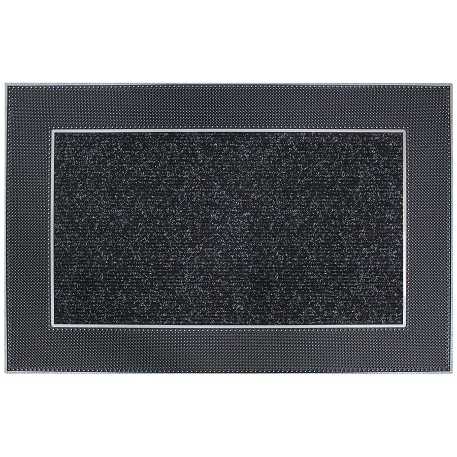 Modern Homes Rain Design Floor Mat 60 x 90cm Grey - Water-Absorbent, Non-Slip, Easy-to-Clean - SuperSaverAU - view 1