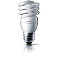 Philips Spiral E27 15W CFL Globe 950lm Warm White