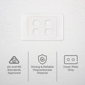 Deta 4 Aperture Grid Plate - 75mm Plastic - Durable Indoor Use - SuperSaverAU - view 2