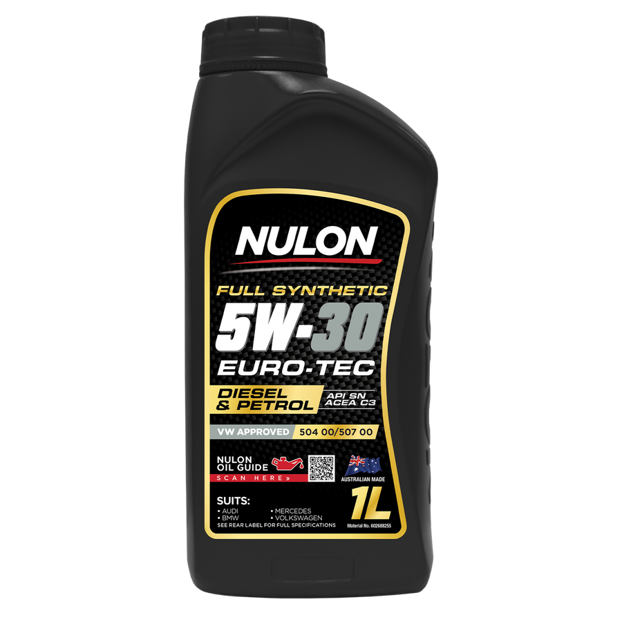 Nulon Full Synthetic 5W-30 Euro Tec Engine Oil - 1L - Excellent Heat Protection - SuperSaverAU - view 1
