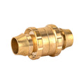 Holman 18mm Brass Barbed Screw On Hose Repairer, Outdoor