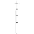 Rogerseller Tonic Baton Dual Rail Shower - Chrome - Brass Baton Hand Piece, 2-Way Diverter - 3506003801