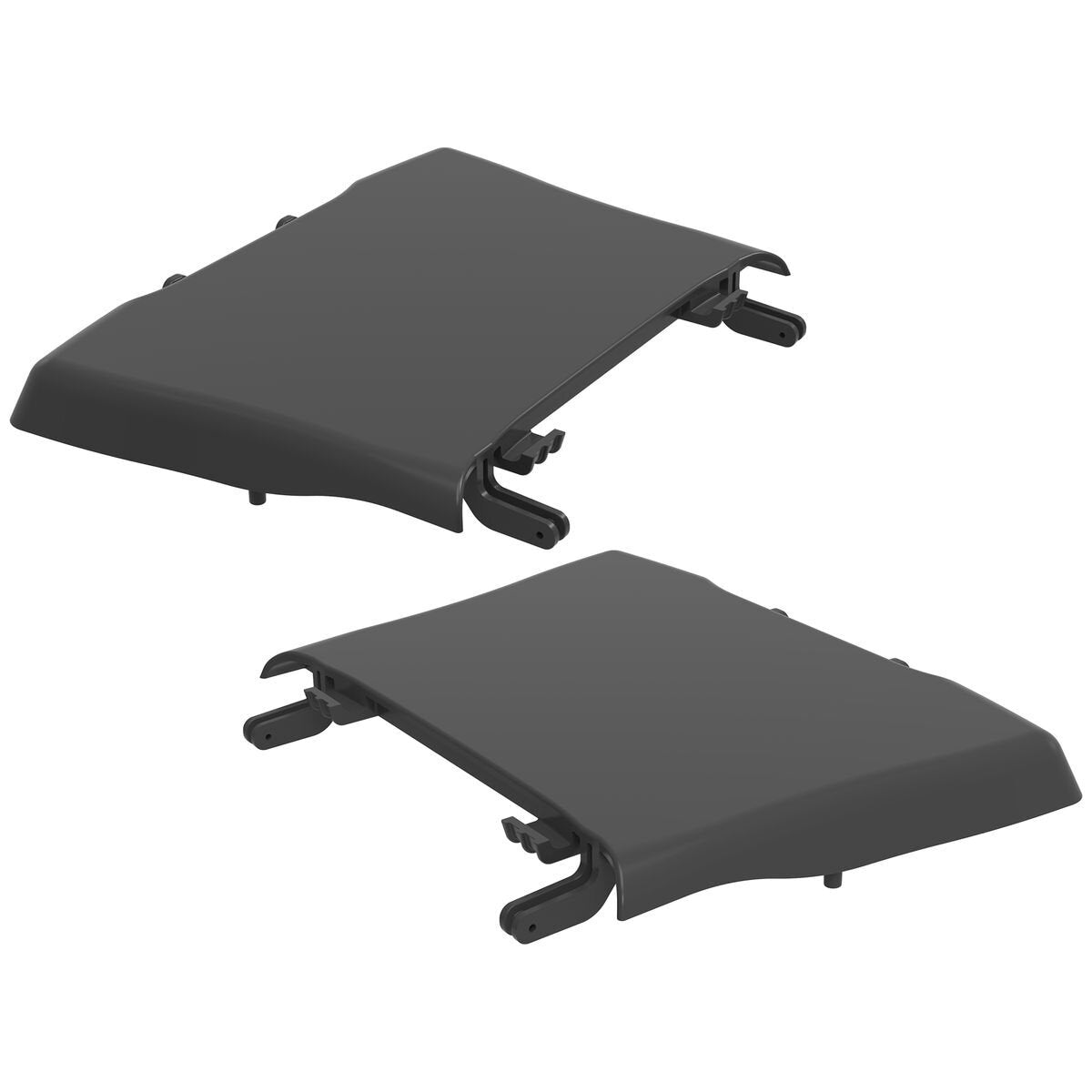 Weber Baby Q side table set - black plastic - suits Q1000N and Q1200N gas barbecues - 3400153