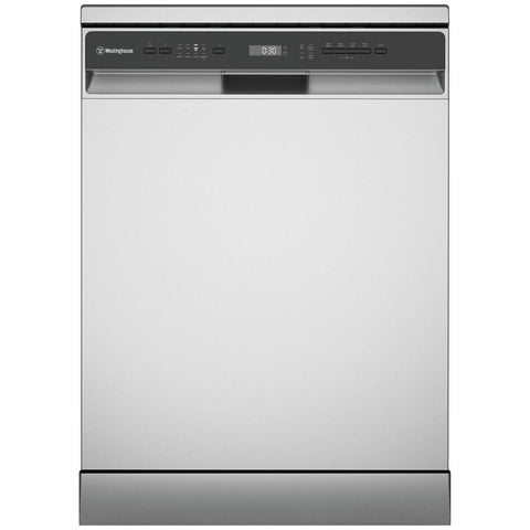Westinghouse 60cm Freestanding Dishwasher - 15 Place - Stainless Steel - Auto Door - Zone Wash - WSF6606XC