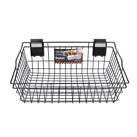 Storease Garage Wall Storage Basket 30cm x 46cm Powder-Coated Steel - SuperSaverAU - view 1