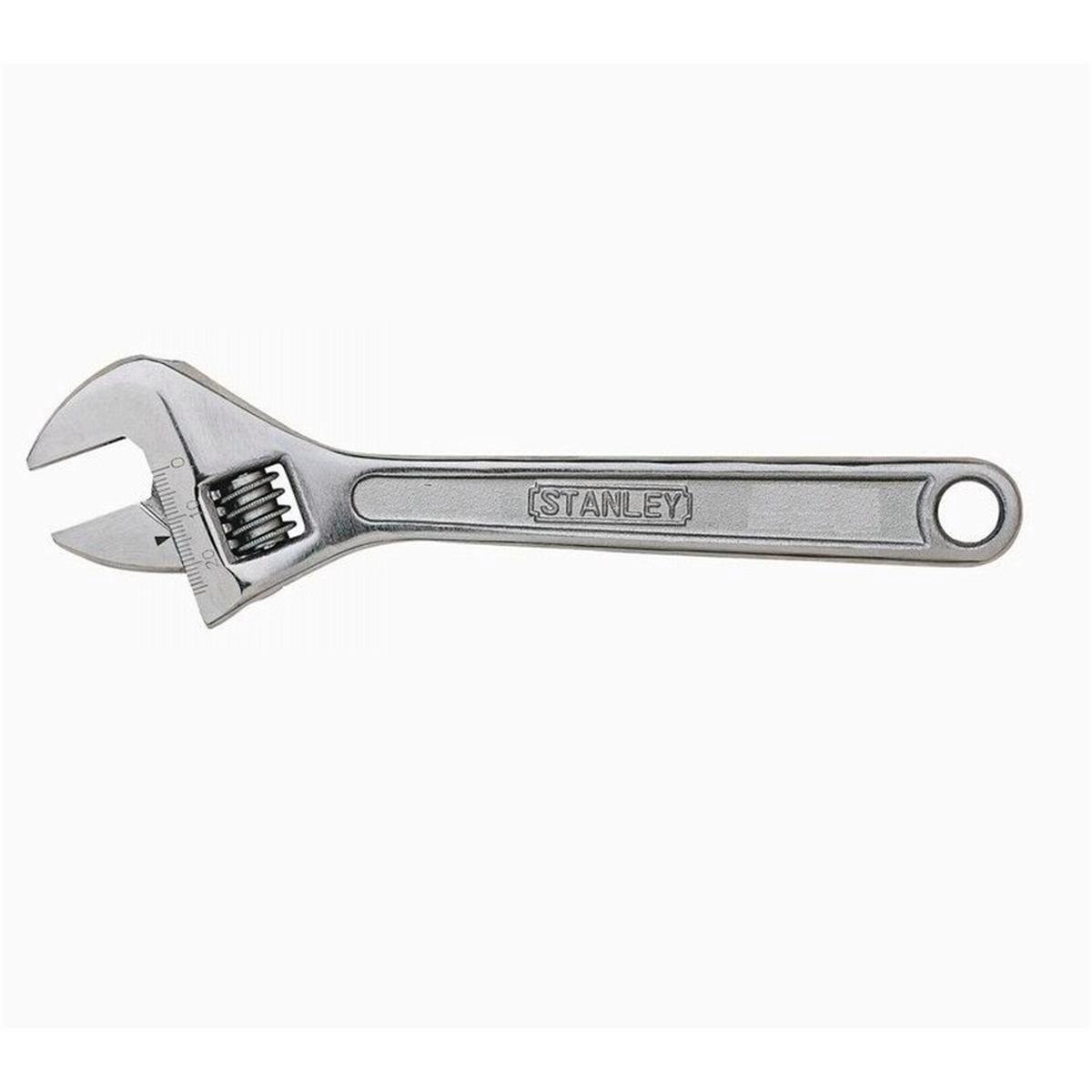 Stanley Adjustable Wrench 380mm Chrome Vanadium Steel Rust Resistant - SuperSaverAU - view 1