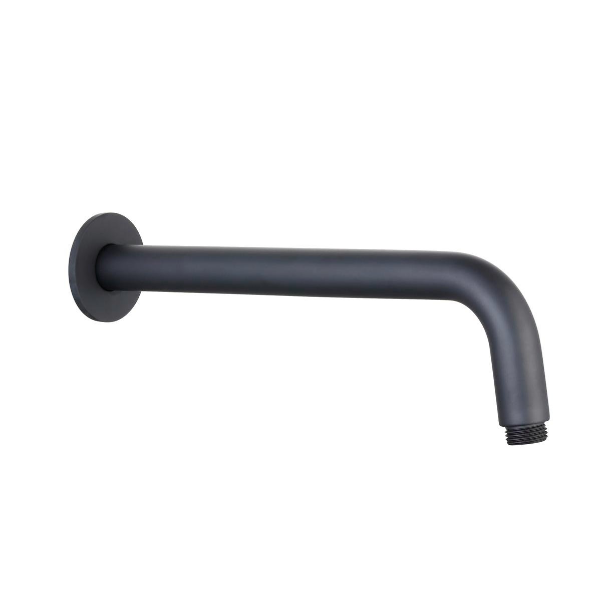 Mondella Resonance Shower Arm - 300mm - Matte Black - Brass - SuperSaverAU - view 1