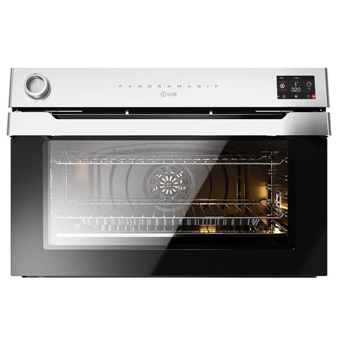 ILVE 90cm Panoramagic Series built-in oven - 110L, 15 functions, stainless steel, rotisserie - OV91PMT3SS