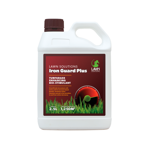 Lawn Solutions Australia Iron Guard Plus - 2.5L Turfgrass Bio-Stimulant - Dark Green - SuperSaverAU - view 1