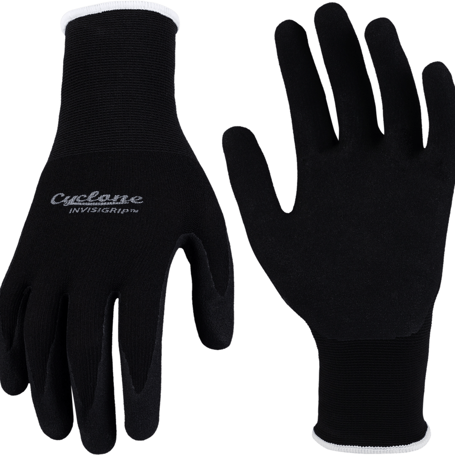 Cyclone Invisigrip Tough Gardening Gloves Medium, Nylon, Water Resistant