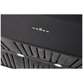 Schweigen 120cm Wall Mounted BBQ Rangehood - Black, 3200m³/h, Single External Motor - CL7372BSEPAK