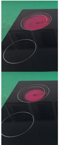 Brohn 90cm Built-in Ceramic Cooktop - Black Glass, 5 Zones, Triple-Ring Zone, Touch Controls - BRCC9001