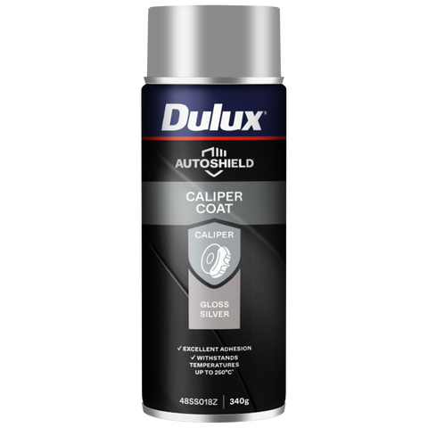 Dulux Autoshield Spray Paint 340g Silver Caliper - High Adhesion - 250°C Resistance - SuperSaverAU - view 1
