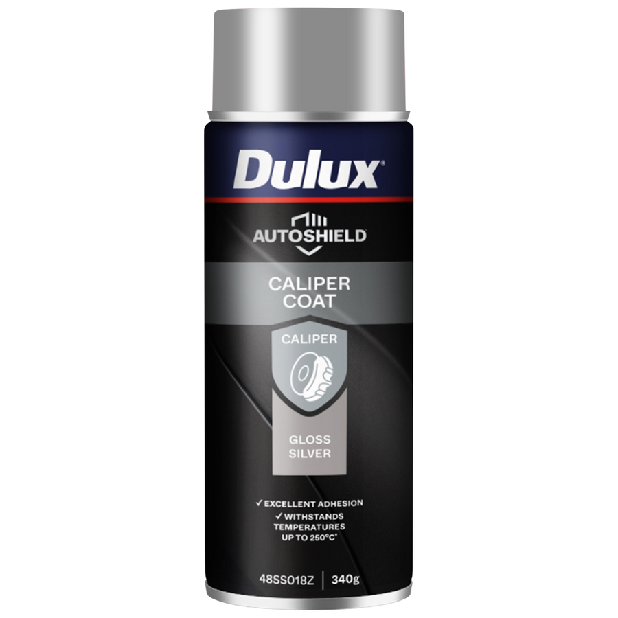 Dulux Autoshield Spray Paint 340g Silver Caliper - High Adhesion - 250°C Resistance - SuperSaverAU - view 1