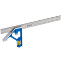 Empire 300mm Combination Square, Stainless Steel Blade, Empire Blue