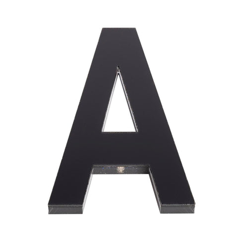 Sandleford 120mm Black Ultra Acrylic House Letter A - Durable Weather Resistant Design - SuperSaverAU - view 1
