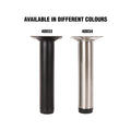 Adoored 30 x 150mm Steel Black Round Table Leg