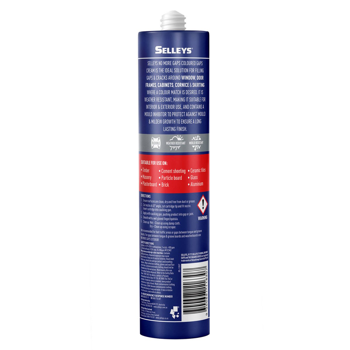 Selleys No More Gaps 450g Cream Interior Gap Filler - Flexible & Mould Resistant - SuperSaverAU - view 2