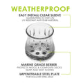 Slipstick Clear Sleeve Outdoor Circle - 29-34 mm Diameter - Weatherproof - SuperSaverAU - view 4
