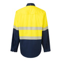 Citeco Hi Vis Taped Long Sleeve Shirt M Yellow Navy - Lightweight - Breathable - SuperSaverAU - view 3