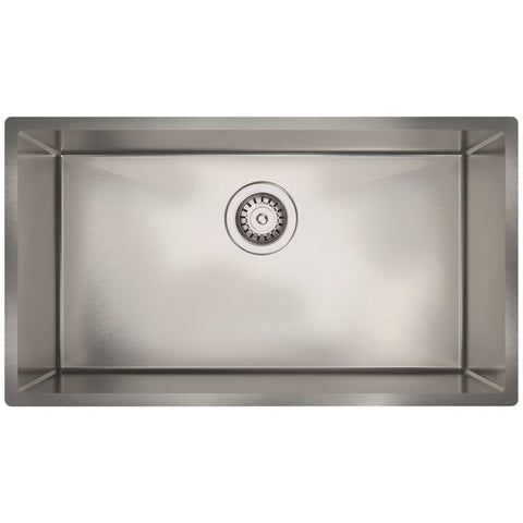 Alto Large Single Bowl Stainless Steel Sink - Quiet Shield Technology - Brushed Finish - ALTO74