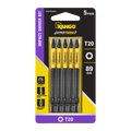 Kango 89mm TX20 Hypertorque Impact Driver Bit 5 Pack